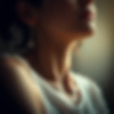 Meditation and Breath Awareness A close-up of a person meditating, embodying conscious breathing