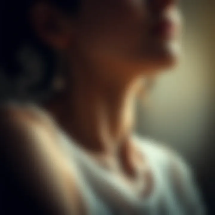 Meditation and Breath Awareness A close-up of a person meditating, embodying conscious breathing