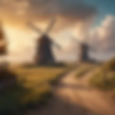 Windmills: A Symbol of Illusion Symbolic representation of windmills and reality