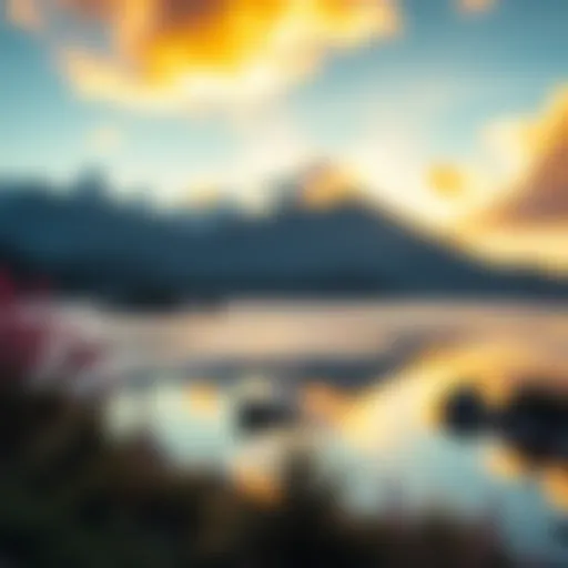 The Essence of Inner Peace A serene landscape symbolizing inner peace and joy.