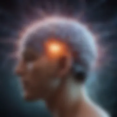 Consciousness in Dreaming An illustration of a brain with glowing pathways representing consciousness