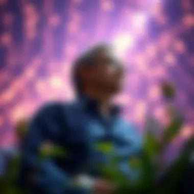 Living in the Now Visualization of living in the present moment