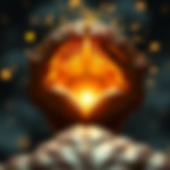 Awakening Awareness An abstract representation of the mind opening, symbolizing awareness and enlightenment