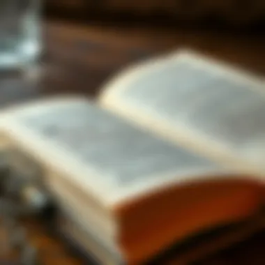 Wisdom Unlocked Open book with highlighted passages representing wisdom and insights