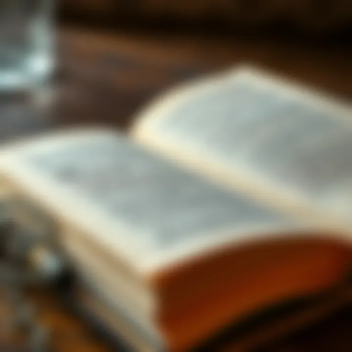 Wisdom Unlocked Open book with highlighted passages representing wisdom and insights