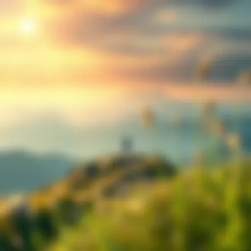 The Beauty of Solitude A serene landscape symbolizing solitude