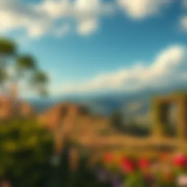 Happiness Landscape A serene landscape symbolizing happiness and fulfillment