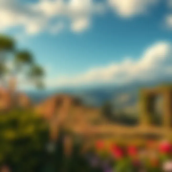 Happiness Landscape A serene landscape symbolizing happiness and fulfillment