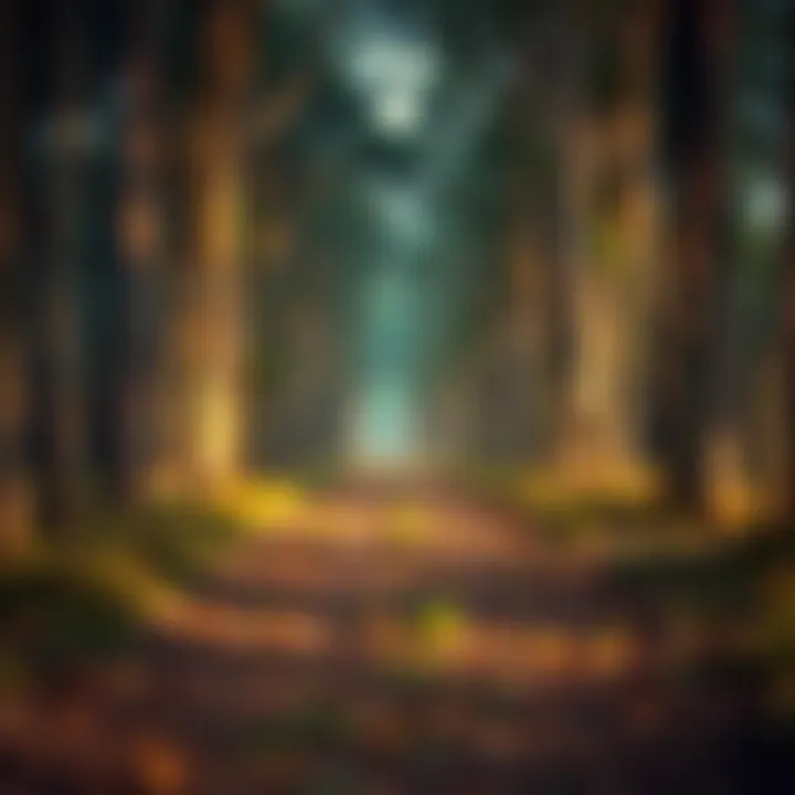 A pathway through a forest, illustrating the journey of change