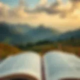 A serene landscape symbolizing personal growth