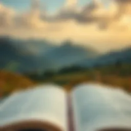 A serene landscape symbolizing personal growth