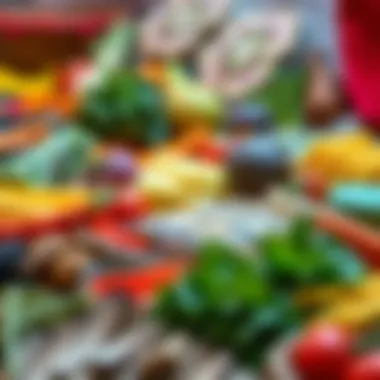 Nutrient-Dense Foods Showcase A vibrant assortment of nutrient-dense foods