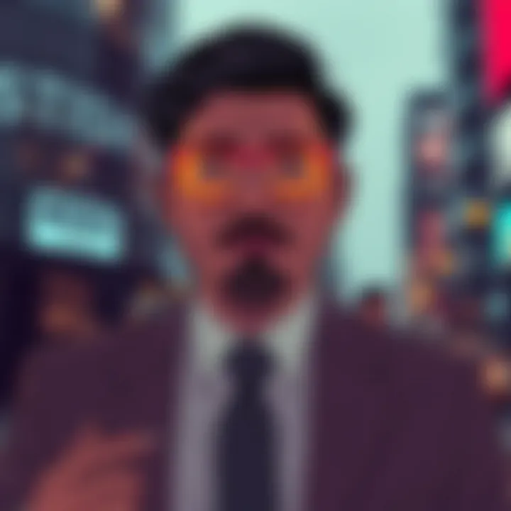 Illustration representing corporate wokeism and its socio-political impacts