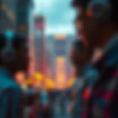 A thought-provoking scene reflecting the future of individualism