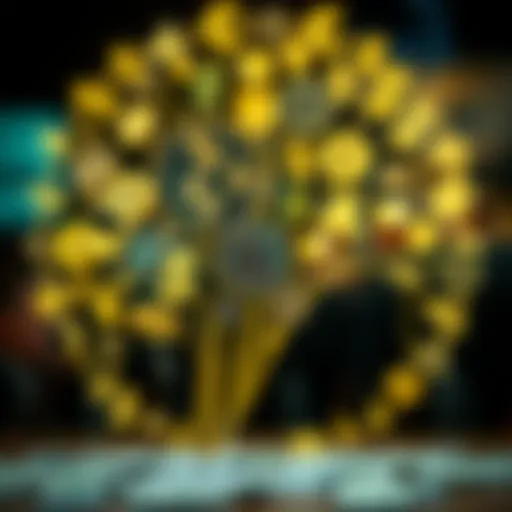 Intricate financial symbols reflecting the complexity of money management