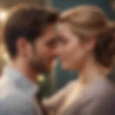 Fostering Emotional Bonds Illustration of emotional connection in marriage
