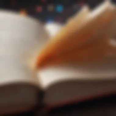 Open Book Analysis An open book with highlighted passages and notes