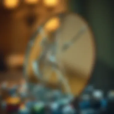 The Fragility of Truth A shattered mirror representing the fragility of truth