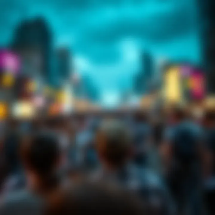 Visual representation of societal behavior