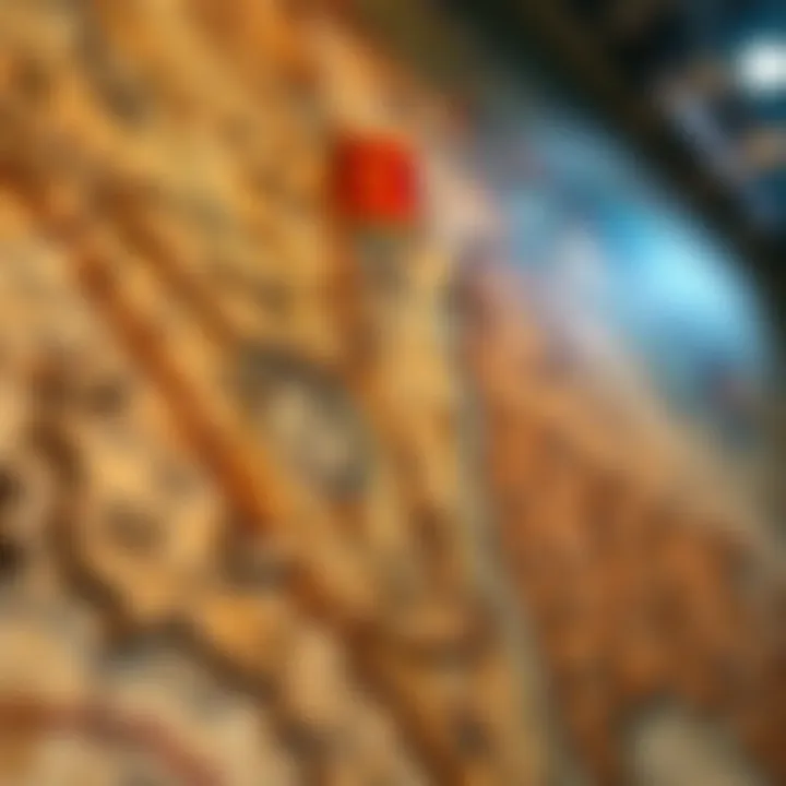 Mapping the Course of History An ancient map illustrating significant historical events