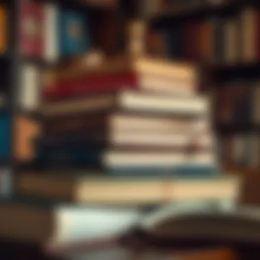 Classic Historical Literature A stack of classic historical literature books