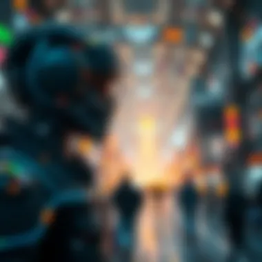 Future Societal Transformations Conceptual image illustrating future societal shifts