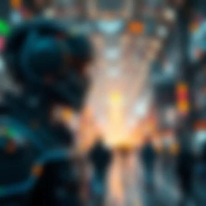 Future Societal Transformations Conceptual image illustrating future societal shifts