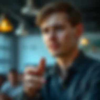 Effective Communication A person demonstrating effective communication techniques