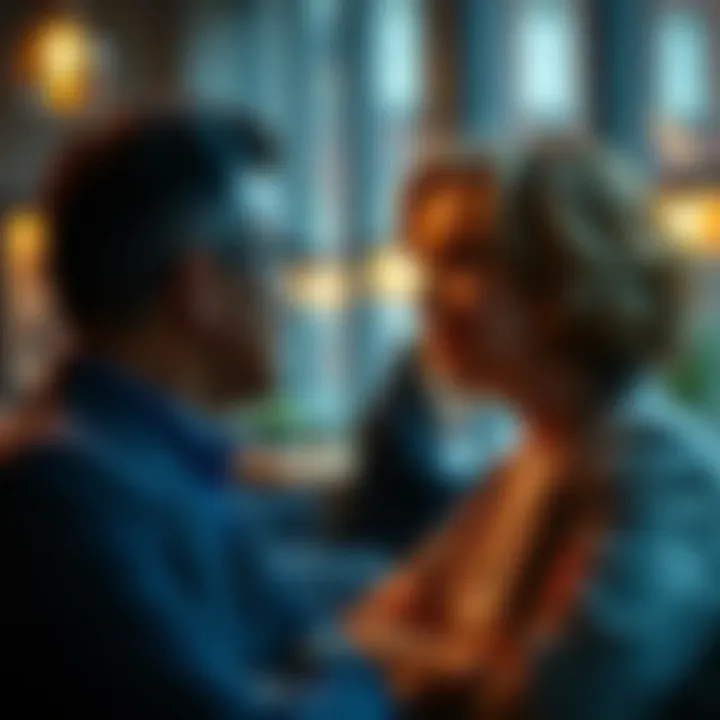 Engaging Conversation An engaging conversation illustrating emotional intelligence