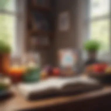 Keto Diet Books in a Reading Nook A cozy reading nook with a selection of keto diet books.