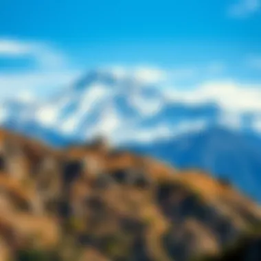 A strong mountain range representing resilience and strength