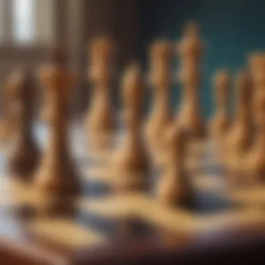 Strategic Investment Decisions A chessboard representing strategic investment decisions.