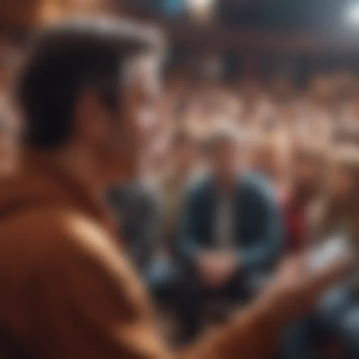 Emotional connection between a speaker and the audience