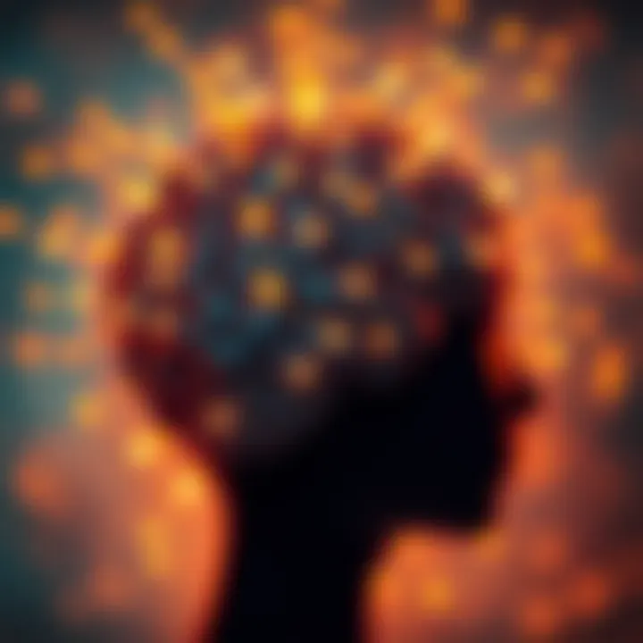 Cognitive Insights: Understanding the Mind's Focus Mechanism Close-up of a brain with neural connections lighting up