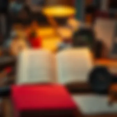 Tools of Focus: Enhancing Attention in a Distracted World An open book surrounded by tools for concentration