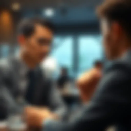 Engaging in Negotiation A thoughtful individual engaged in negotiation