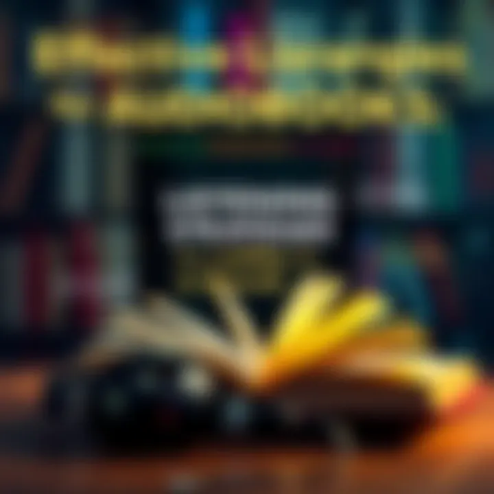 Effective Listening Strategies for Audiobooks An infographic showcasing effective listening strategies for audiobooks