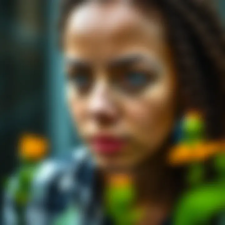 Empathy in Communication: A Key Element A thoughtful expression showcasing empathy