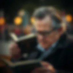 A contemplative leader examining principles of leadership