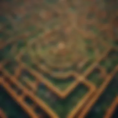 The Maze of Change A maze representing life's challenges and pathways