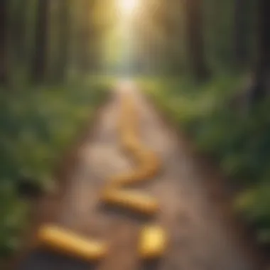 Choosing the Right Path Two different paths symbolizing choices in adapting to change