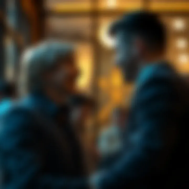 Building Rapport in Conversations Visual representation of rapport-building techniques in social interactions