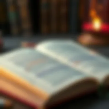 Open Book with Notes An open book with highlighted passages and notes