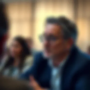 A leader making a decision with a thoughtful expression