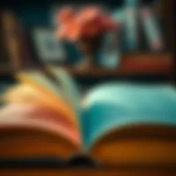 An abstract representation of literary themes and character arcs.