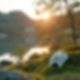 A serene landscape symbolizing inner peace