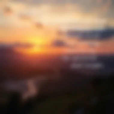 A sunrise representing new beginnings and resilience