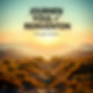 Journey of Self-Reinvention A pathway leading into the horizon, symbolizing the journey of self-reinvention