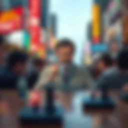 Illustration depicting Galloway's first insight on digital marketing