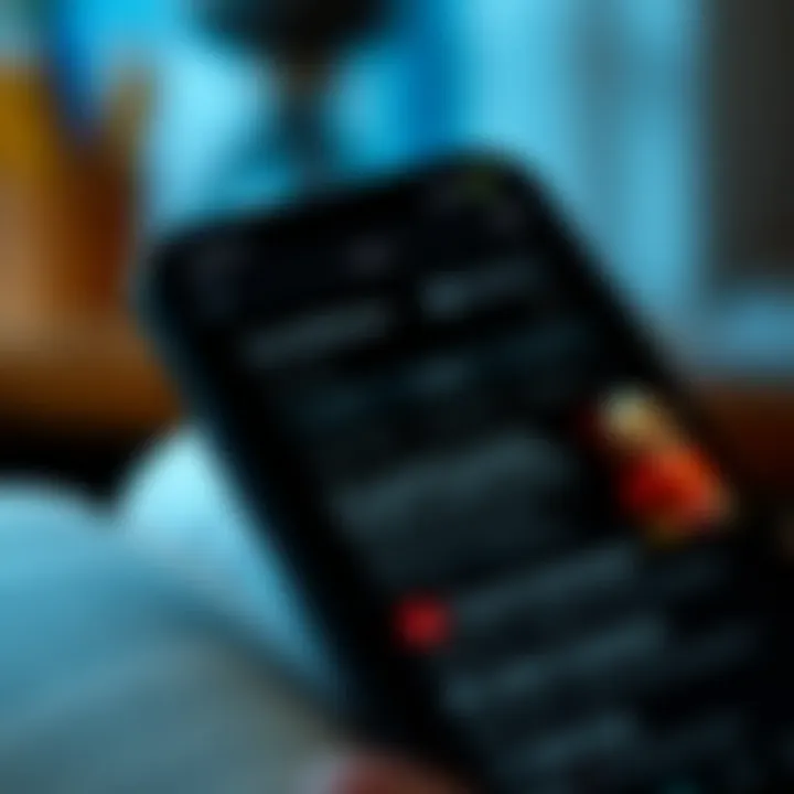 User Interface of Scribd App User interface of Scribd app